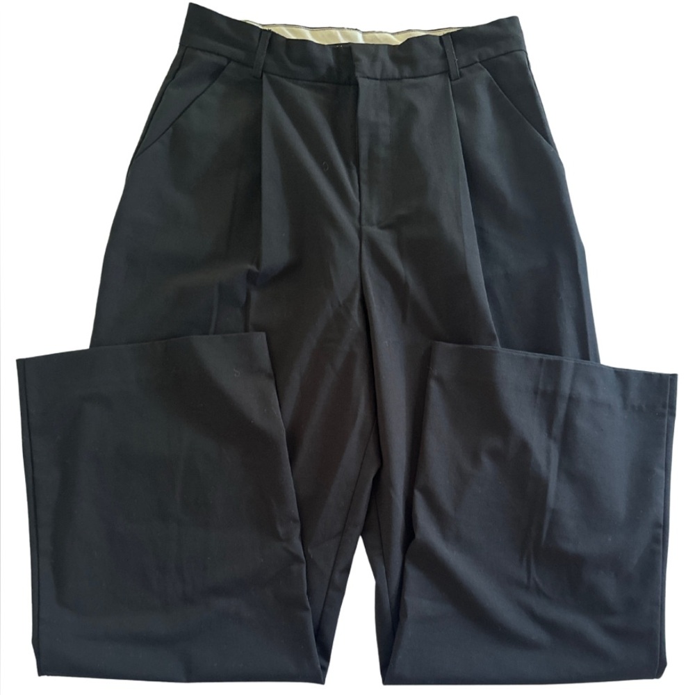 ZARA Black High-Waisted Wide Leg